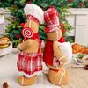 Christmas Telescopic Gingerbread Man Doll Ornament