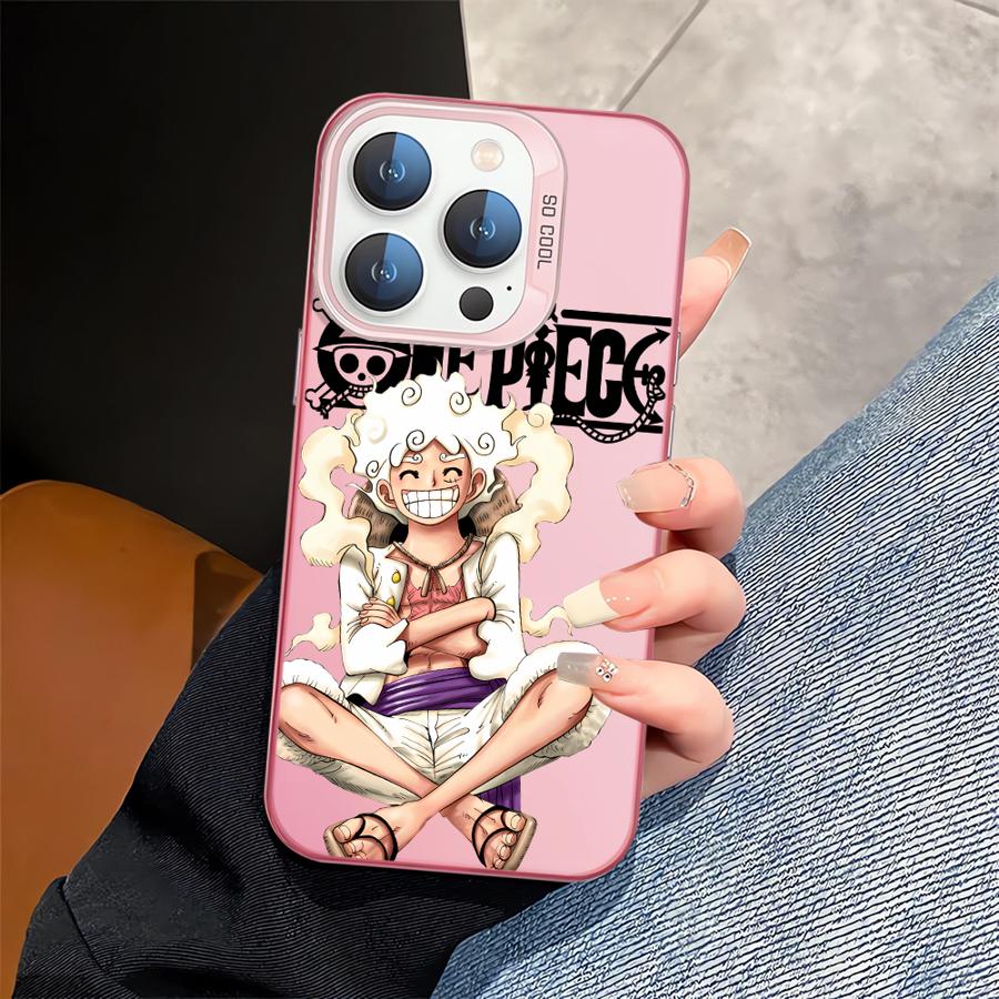One Piece Cool Luffy Phone Case for iPhone 14 15 16 Plus 17 Air 16e 11 12 13 Pro Max Soft Cover