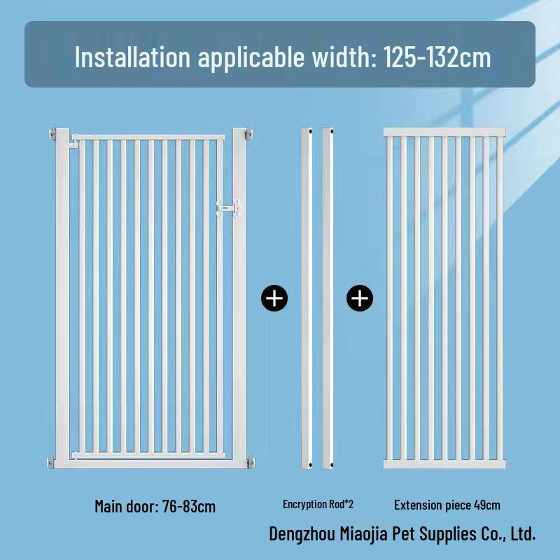 Large No-Drill Pet Gate: Dog Isolation, Cat Guardrail, and Anti-Cat Barrier