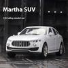 Maserati Levante SUV Modellauto im Maßstab 1:32, aus Metallguss, mit Sound und Lichteffekten, Rückziehmechanismus, Sammlerstück, Geschenkidee