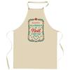 Kitchen Apron - Jacqueline - Christmas Magic Pattern - Thick Resistant Cotton - Printed In France