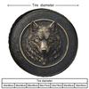1pc Wolf Head Universal Fit Polyester Tire Cover, Waterproof And Durable, Fits Trailers, RVs, SUVs, Trucks - Outdoor Vehicle Whe