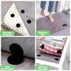 Bed Sheet Mattress Sofa Cushion Blanket Fixing Gripper Self Adhesive Hook Loop Fastener Nylon Tape Anti Slip Patch Universal Hom