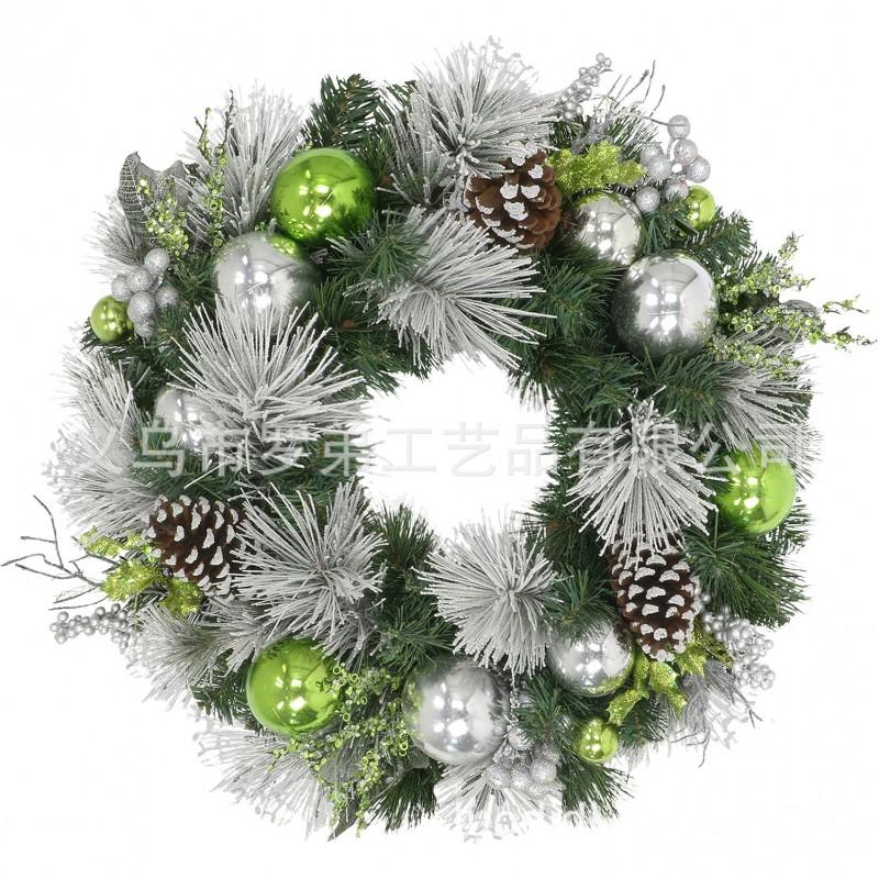 Christmas Wreath Door Hanging Decor Home Mall Window Party Festive Simulation Ornament