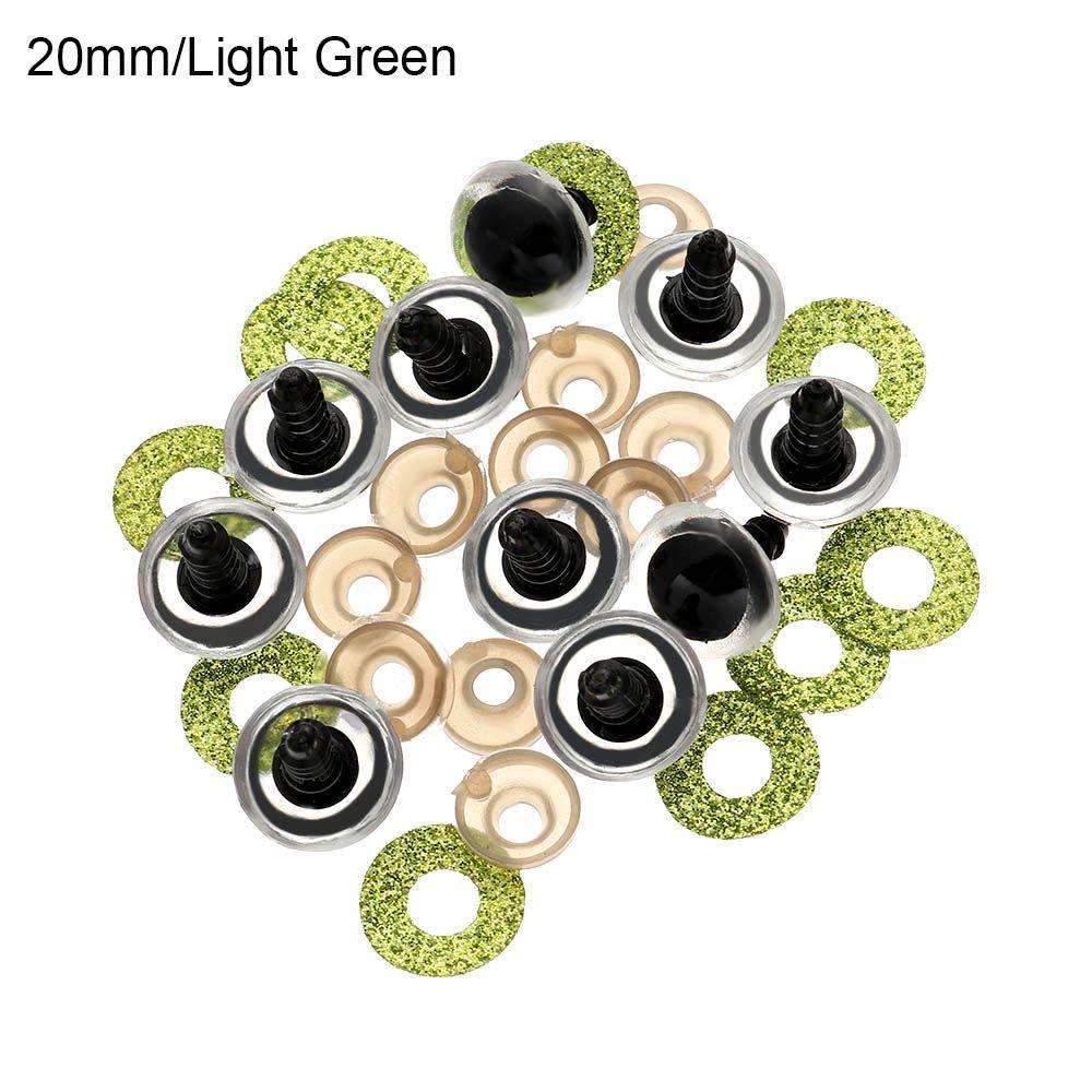 Plastik z oczkami podkładkami Rzemiosło Niedźwiedź Zwierzę Akcesoria Lalka Oczy kryształowe Lalki Narzędzia DIY