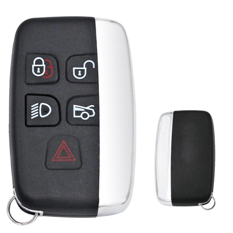 Car Key Shell Case Housing Cover for Land Rover LR4 for Range Rover Sport Evoque for Jaguar XJ XJL XF 5 Button