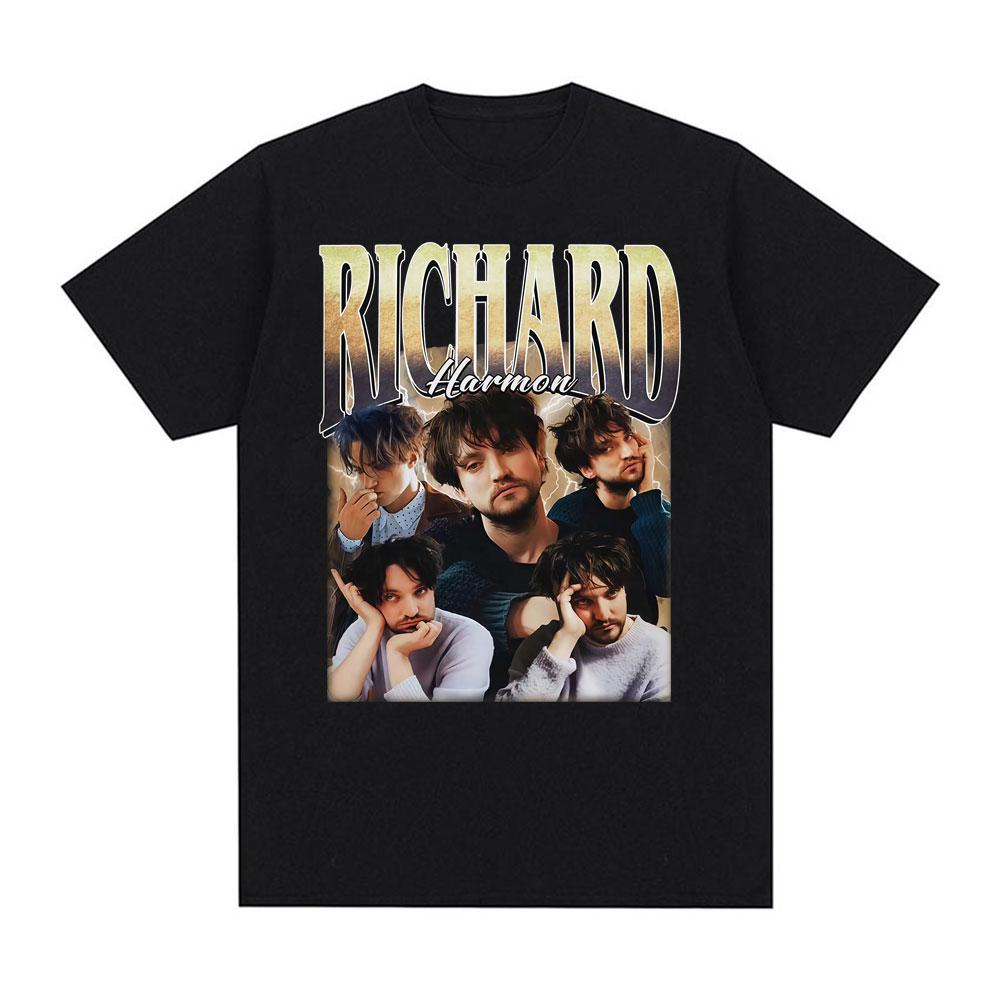 

Classic Richard Harmon Vintage Graphic T Shirts Men Women Harajuku Hip Hop Streetwear T-shirt Cotton Casual Short Sleeve Tshi... S