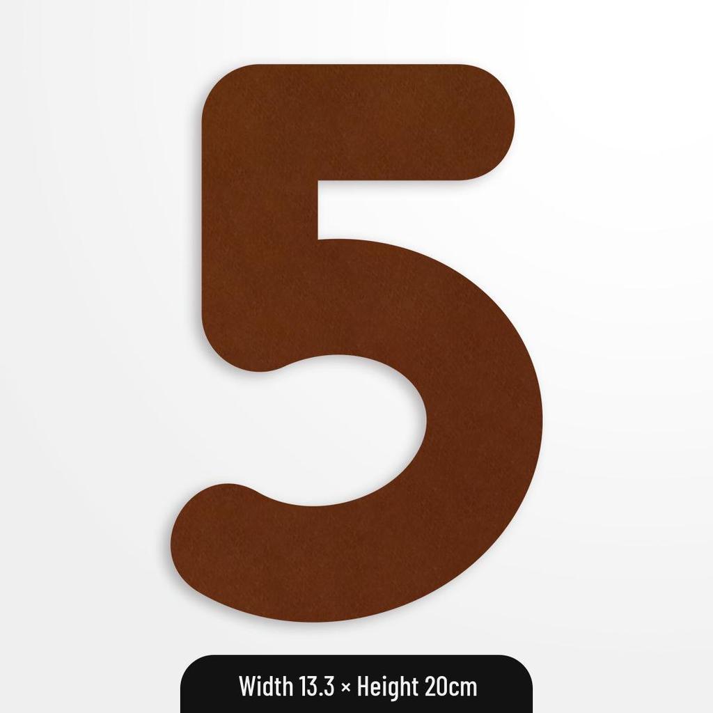 Coffee Forest Style Birthday Letters & Numbers Decoration for Kids' First Birthday Photoshoot