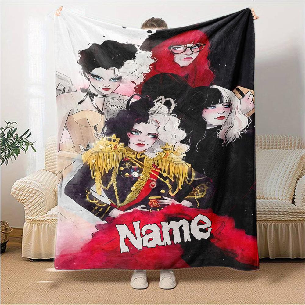 Custom Name Ghostly Urban Legends blanket for Couch & Bed, Plush Cozy Fuzzy Blanket Super Soft & Warm Blankets for Fall and Winter. 0908158