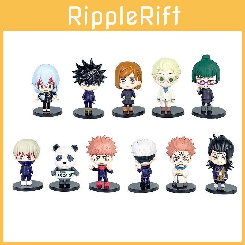 Jujutsu Kaisen Pvc Figure Set With 11 Chibi Characters For Anime Enthusiasts And Collectors
