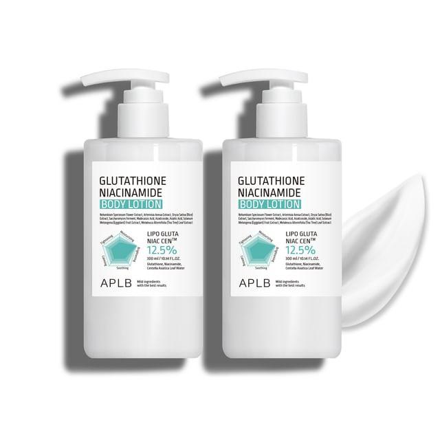 APLB - Glutathione Niacinamide Body Lotion Bundle Set 2 pcs