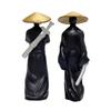 Cool Chinese Kung Fu Swordsman Figure Sand Table Layout Mini Landscape Supplies Desk Decoration Fairy Garden Miniatures