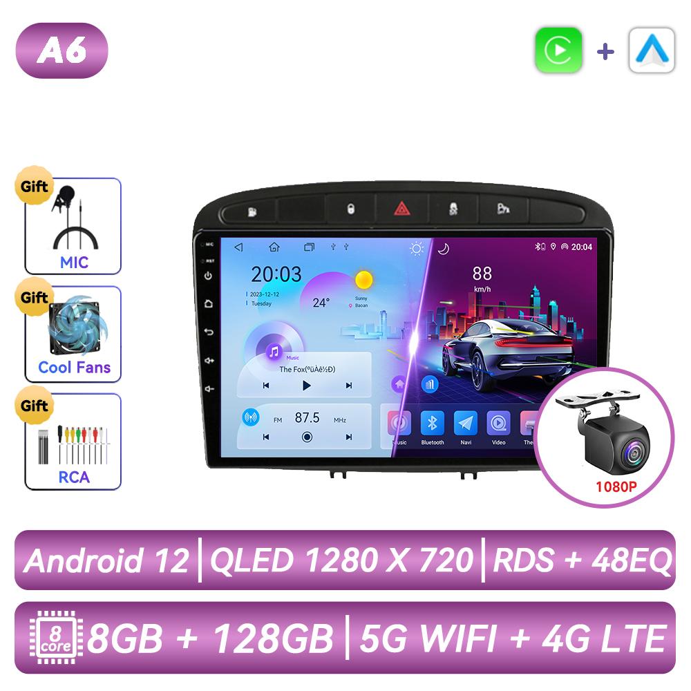Car Radio For Peugeot 408 308 308SW 2012 - 2020 Android Multimedia Video Player Navigation GPS Carplay Touch Screen Auto Stereo Intelligent Systems