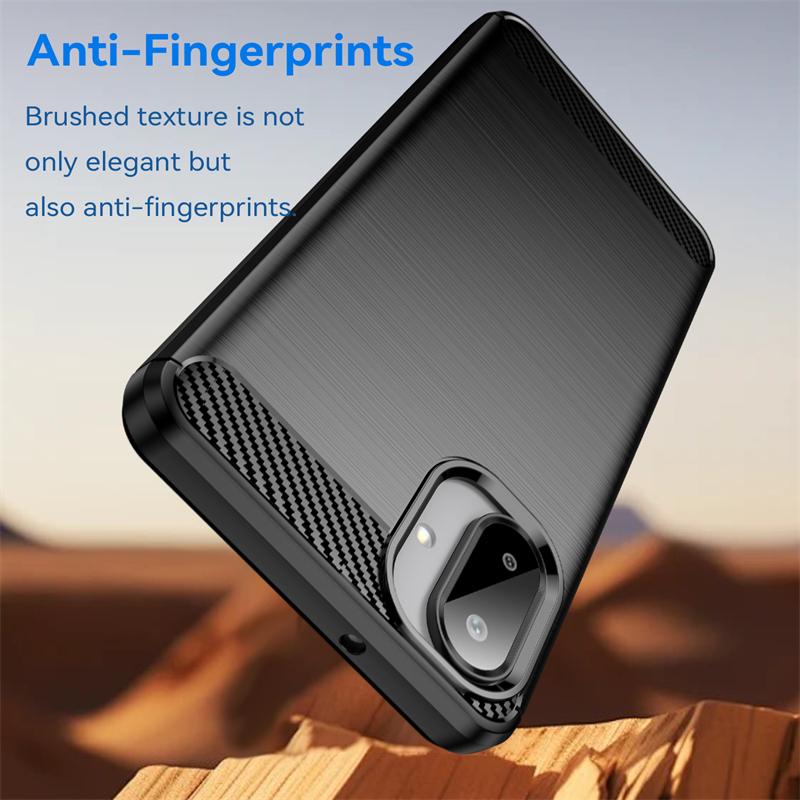 Soft TPU Funda For Samsung Galaxy M07 Shockproof Silicone Carbon Fiber Back Cover Samsung M07 Phone Case For Samsung M07 Case