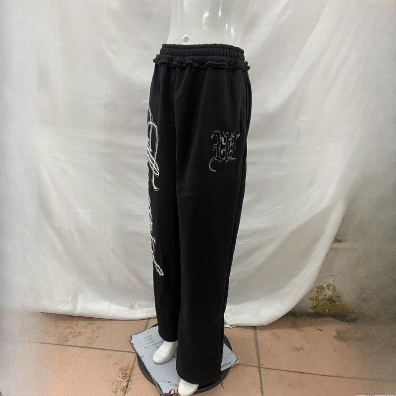 Pantaloni della tuta casual larghi tinta unita alla moda retrò Y2k