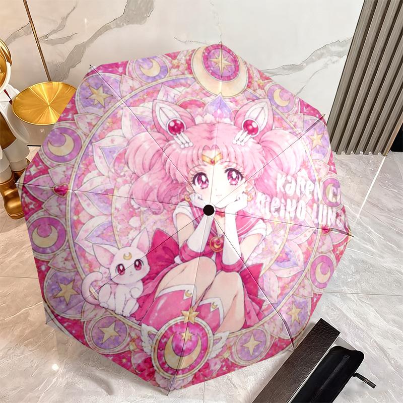 Japanese Cartoon Sailor Moon Tsukino Usagi Umbrella Is Suitable for All Seasons Including Home Travel and Outdoor Activities Multi Functional Umbrella