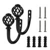 (Great home)Curtain Hook Strap Wrought Iron U-shaped Window Decoration Accessories