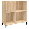 Record Cabinet in Sonoma Oak 84.5 x 38 x 89 cm Particleboard