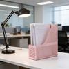 File Holder Note Dispenser Acrylic Iron Easy Access Desk Organizer Office Home Classroom Storage Accessories