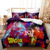 Goku Super Saiyan Duvet Cover Pillowcase Japanese Anime Dragon Ball Bedding Set 2/3pcs 3D Prints for Teens Quilt Cover