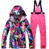 Women's Plus Size Korean Ski Suit - Breathable, Heat-Storing, Warm Jacket for Single/Double Board Skiing