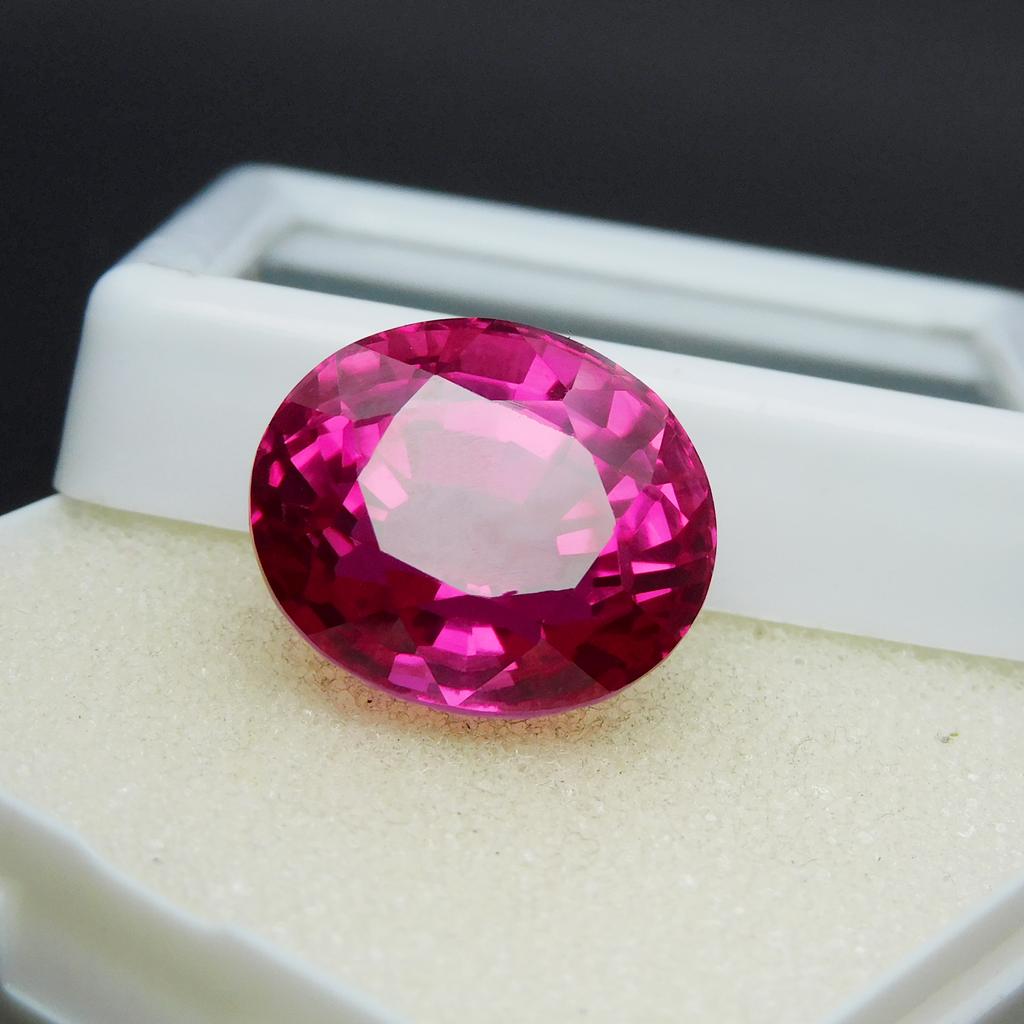 Natural Pink Sapphire Loose Gemstone Oval Cut Excellent Cut 25.00 ct September Birthday Birthstone