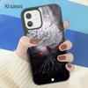 Krajews Anatomy Brain Soft Phone Case Cover For iPhone 18 17 Air 16 15 14 plus 11 12 13 pro max coque Shell Fundas