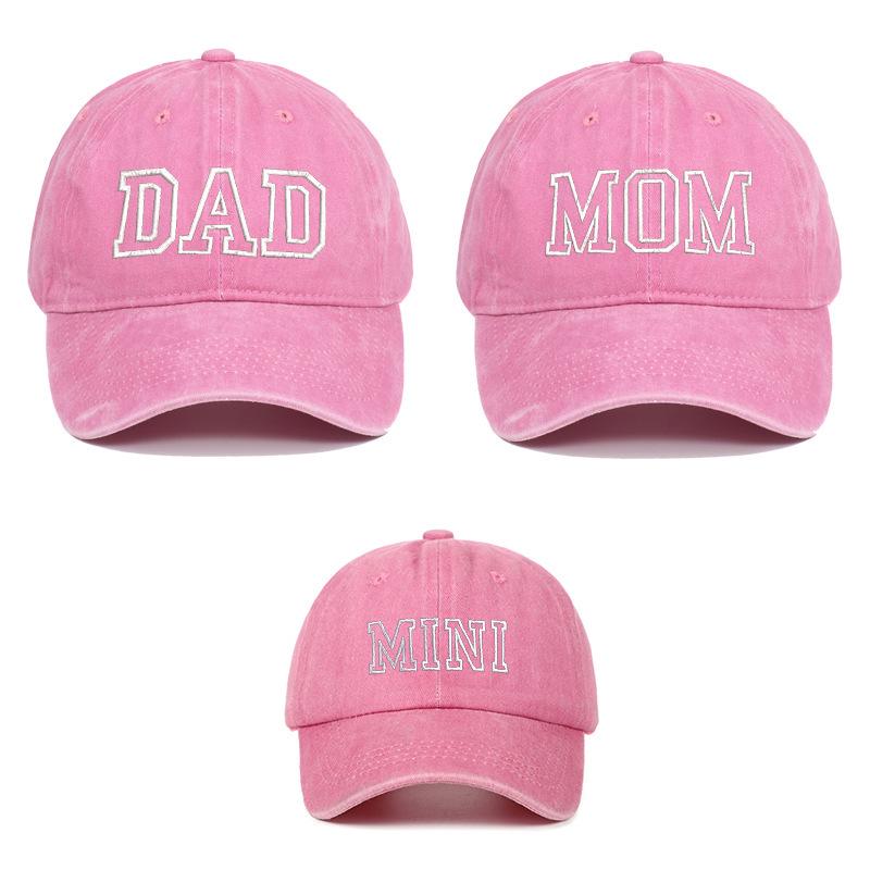 Cross-Border Embroidery Parent-Child Baseball Cap with Sun Protection