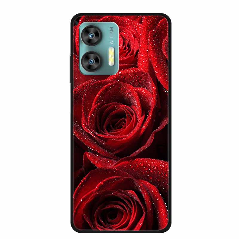 Pro Oukitel C36 C35 Pouzdro Luxusní TPU Měkké Silikonové Pouzdra na Telefon Zadní Kryt pro Oukitel C35 OukitelC36 Nárazuvzdorné Květiny Fundas