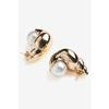 Shell Earrings Gold/White 1240174001