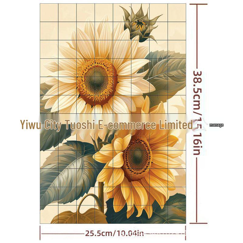 DIY Building Blocks Cute Animals Decorative Painting Puzzle - Rabbit, Cat, Deer for Living Room or Bedroom Decor