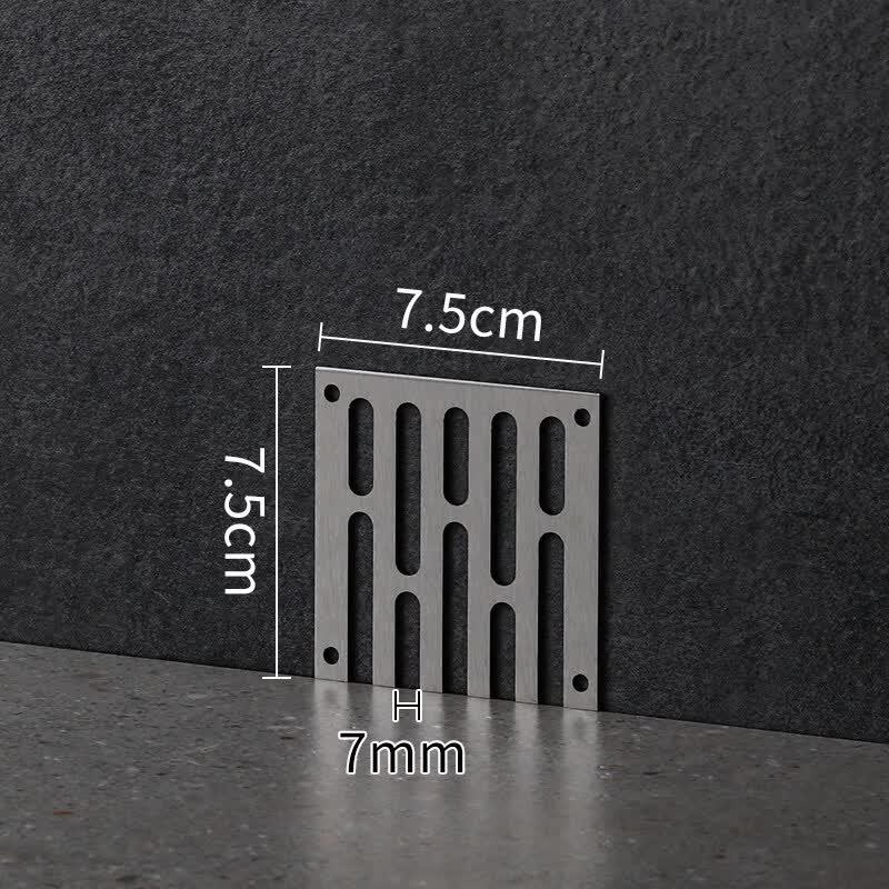 Stainless Steel Balcony Floor Drain Filter Screen 7.5*7.5cm невыдвижной