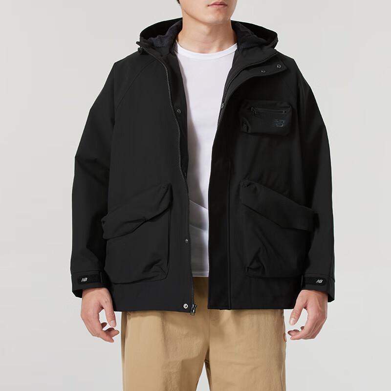 

New Balance Мужская тканая куртка с капюшоном AMJ43309 L