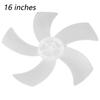 Fan Blades 16inch Floor Mounted Fan Blades Electric Plastic Fan Blades Holder For Vertical Desktop Fan Heat-resisting Low Noise