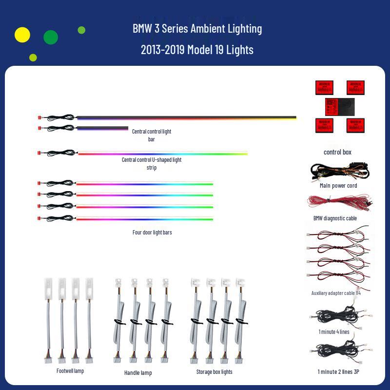 BMW 3 Series F30 Ambient Light (2013-2019)