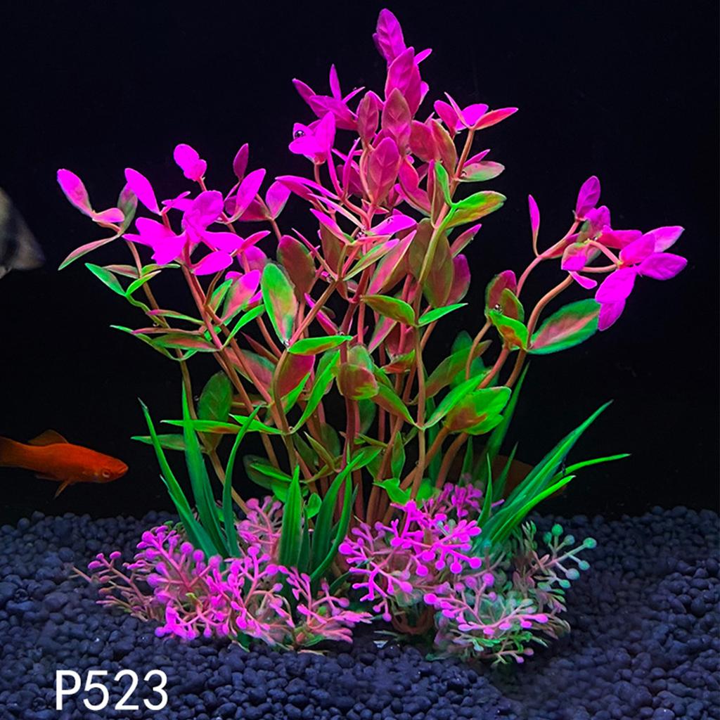 Artificial Aquarium Decor Plants Plastic Aquatic Plants Underwater Plants Aquarium Accessories DIY Decoration Piante Acquario