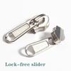 100Pcs Zippers Repair Set Alloy Zippers Slider Replacement Easy Installation Zippers Pull For Garments Bedding Suitcases