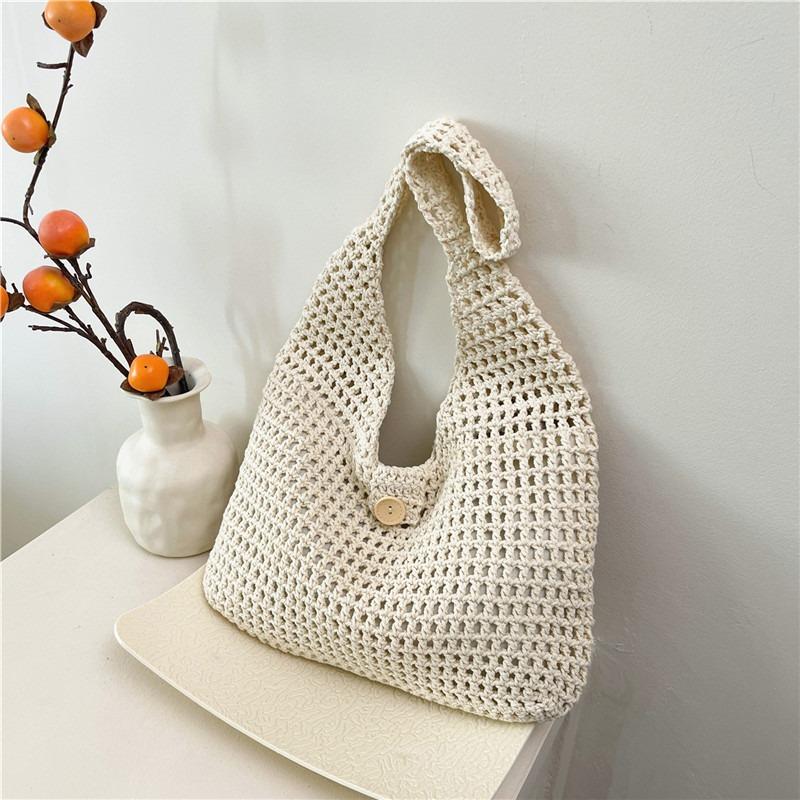 

Плетеная соломенная сумка женская большой вместимости новая весенне-летняя сумка-ведро на плечо для покупок ленивый ветер пляжная сумка