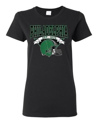 Philly PA Football Gegründet 1933 Klassisch Retro Helm Logo Sport Damen T-Shirt Unisex T-Shirt