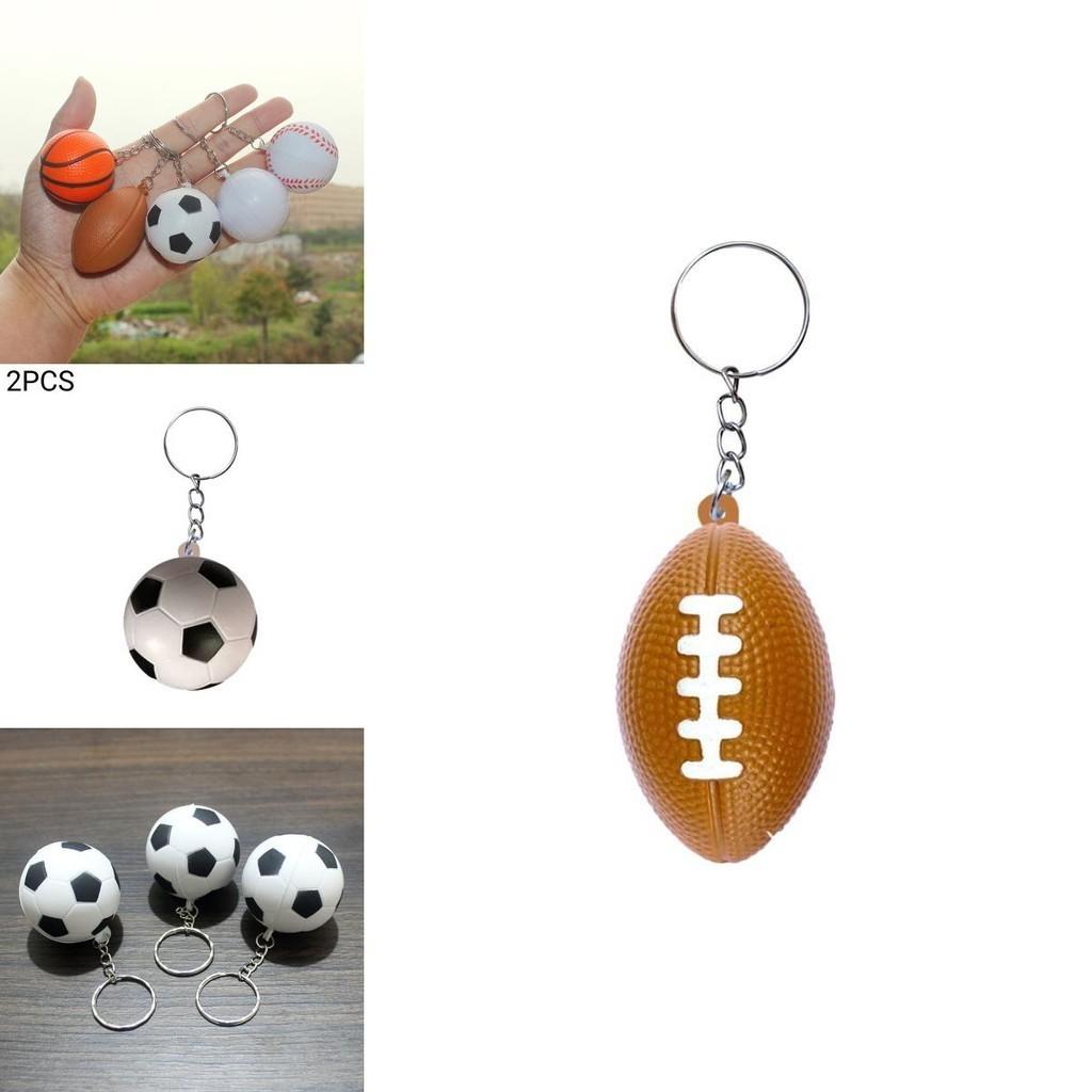 Bestseller Pu Basketball Schlüsselanhänger Schaumstoff Fußball Kindersportspielzeug Dekorative Hängeornamente Aktives Souvenir