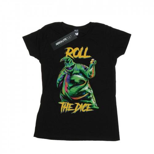 Disney Womens/Ladies Nightmare Before Christmas Oogie Boogie Dice Cotton T-Shirt