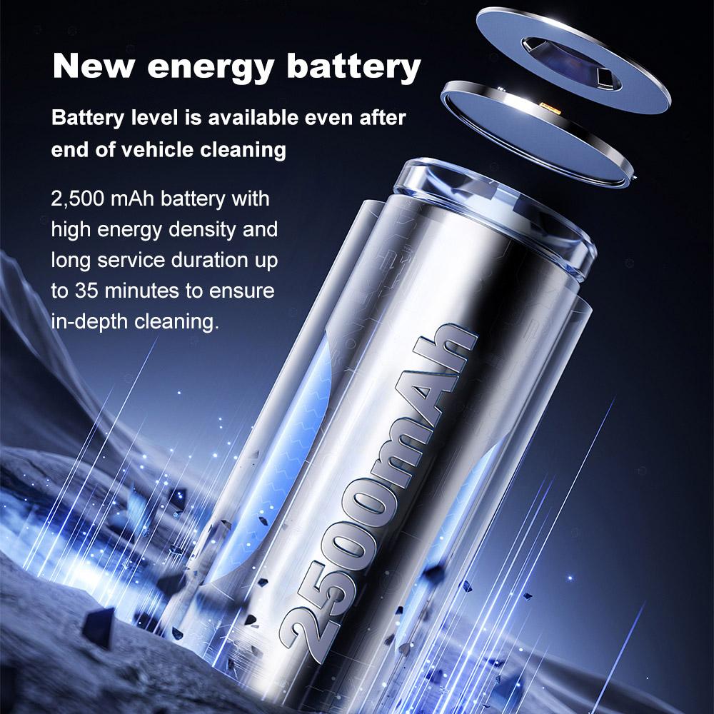 Liectroux i5 Handheld Vacuum Cleaner, 12,000 Strong Suction, 2500mAh Battery, up to 35min Runtime