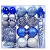 44pcs Shatterproof Electroplated Hanging Balls Christmas Tree Ornaments  New Year Decoration