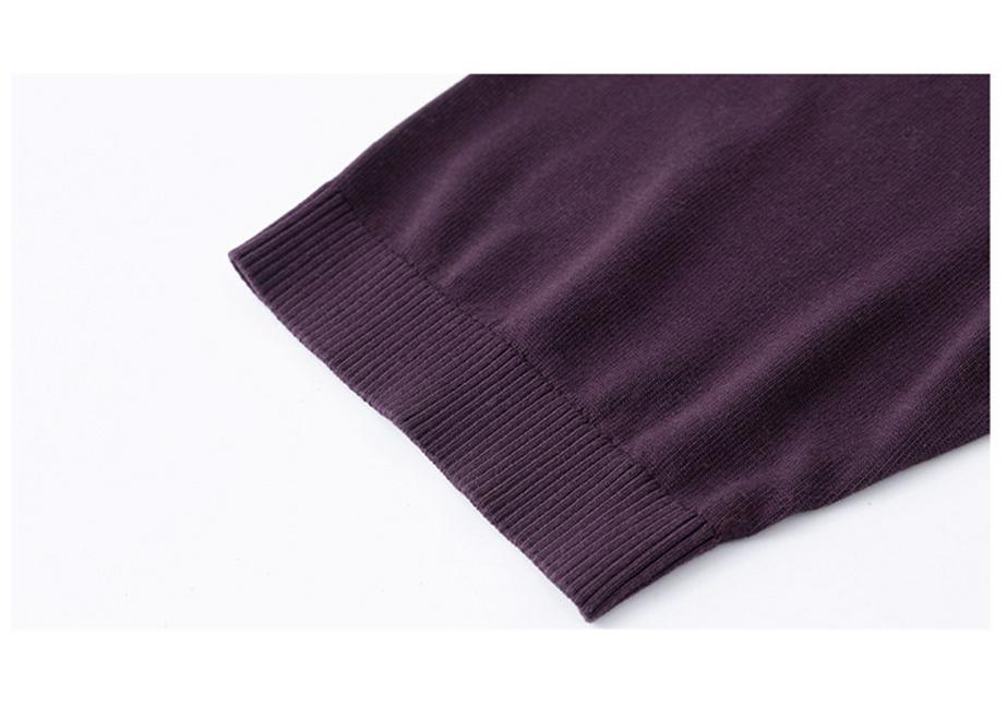 Spring-Autumn Mid-Sleeve Knit Top for Women - Loose Fit, Slimming, Solid Color Lyocell Sweater