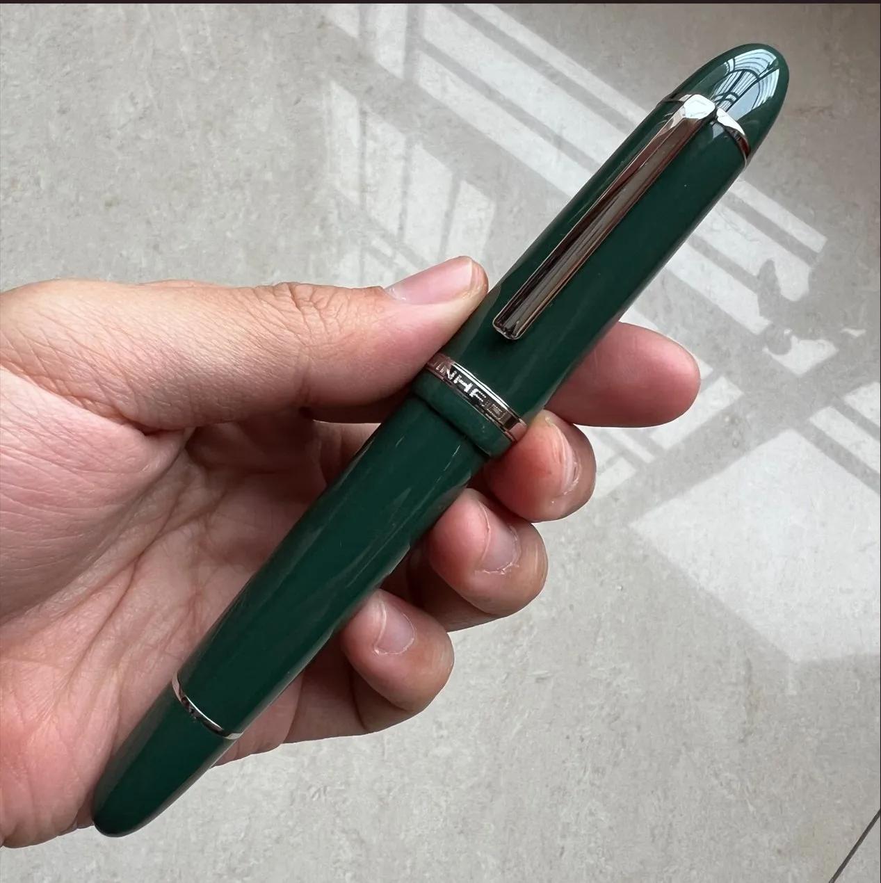 

Jinhao X159 Acrylic Fountain Pen Black Color Ink Pen Student School Stationery Business Office Supplies Pens PK 9019 EF (0.38mm)