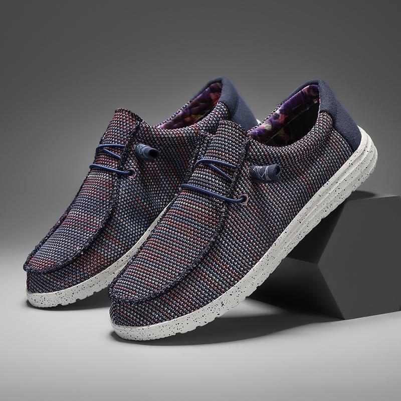 

Cheap Men s Canvas Shoes Summer Casual Breathable Mesh Lightweight Stylish 2025 New Hot Sale Discount Promotion 39