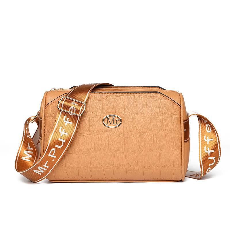 Crocodile Pattern Crossbody Bag, Women's Bag, Large-capacity Fashionable Tote Bag, Summer Cylinder Women's Bag