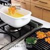 Enamel Tempura Easy To Fry Long Rectangular Includes and IH Original Can Opener Included J-kitchens Pot, Ingredients, Type, Bat, Drainboard, Wire,