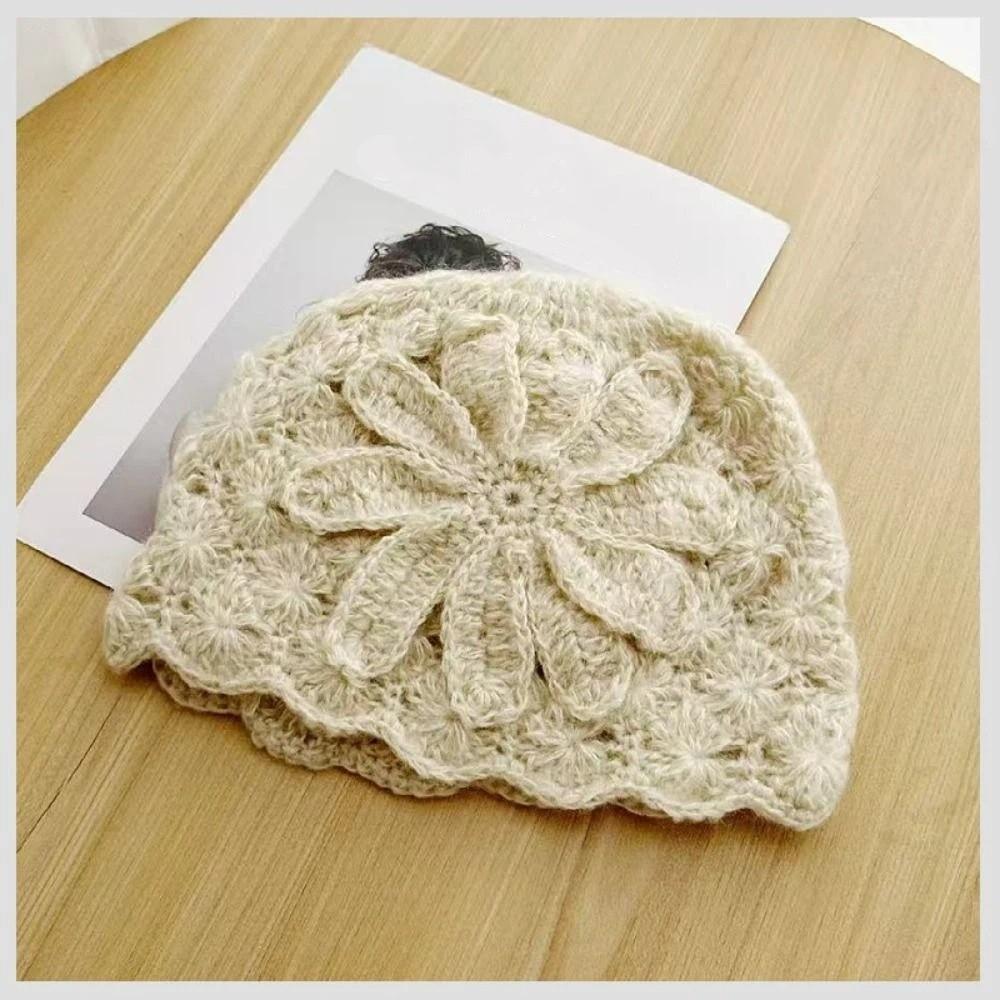 Bohemian Style Beanies Hat Thin Weave Cap Fashion Hollow Out Knitted Hat  Apparel Accessories