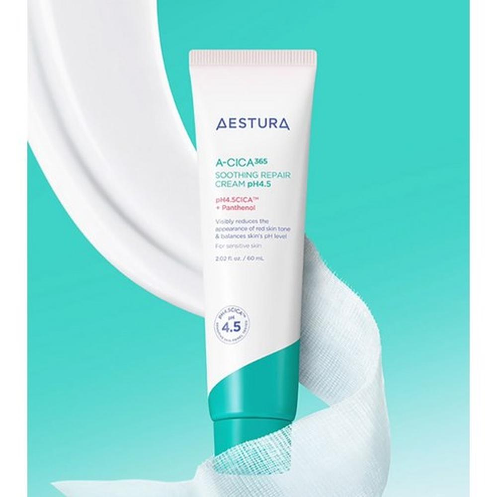 Aestura A-Cica 365 Repair Cream pH4.5 60ml – Skin Repair, Calming Care, Korean